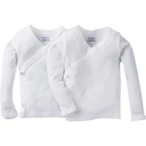 2-Pack Long Sleeve Side-Snap Shirts Gerber Childrenswea