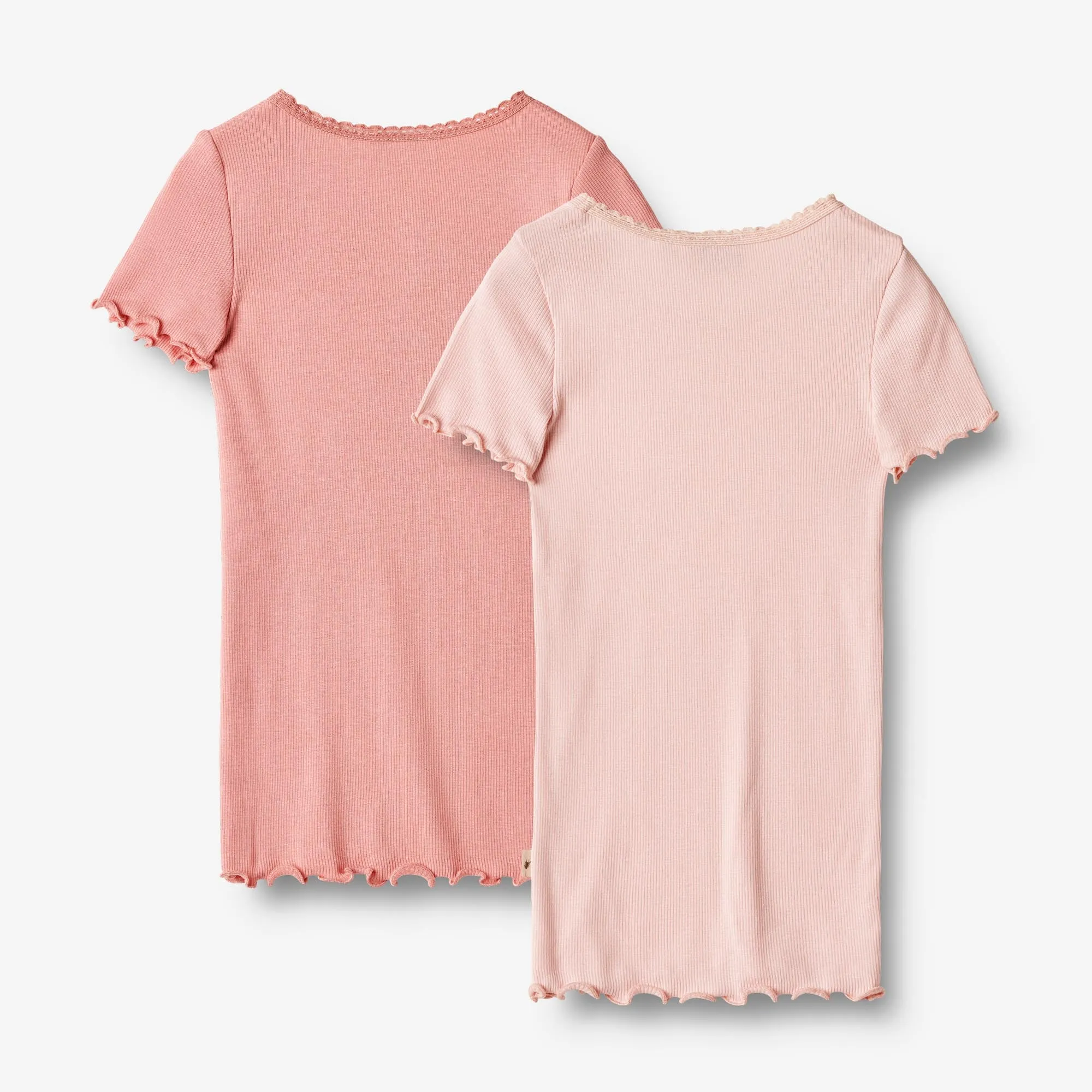 2 Rib T-Shirt S/S Katie - rosette ballet Wheat