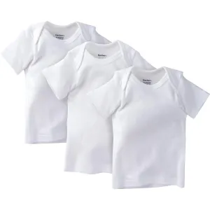 3-Pack Baby Neutral White Slip-On Shirt Gerber Childrenswea