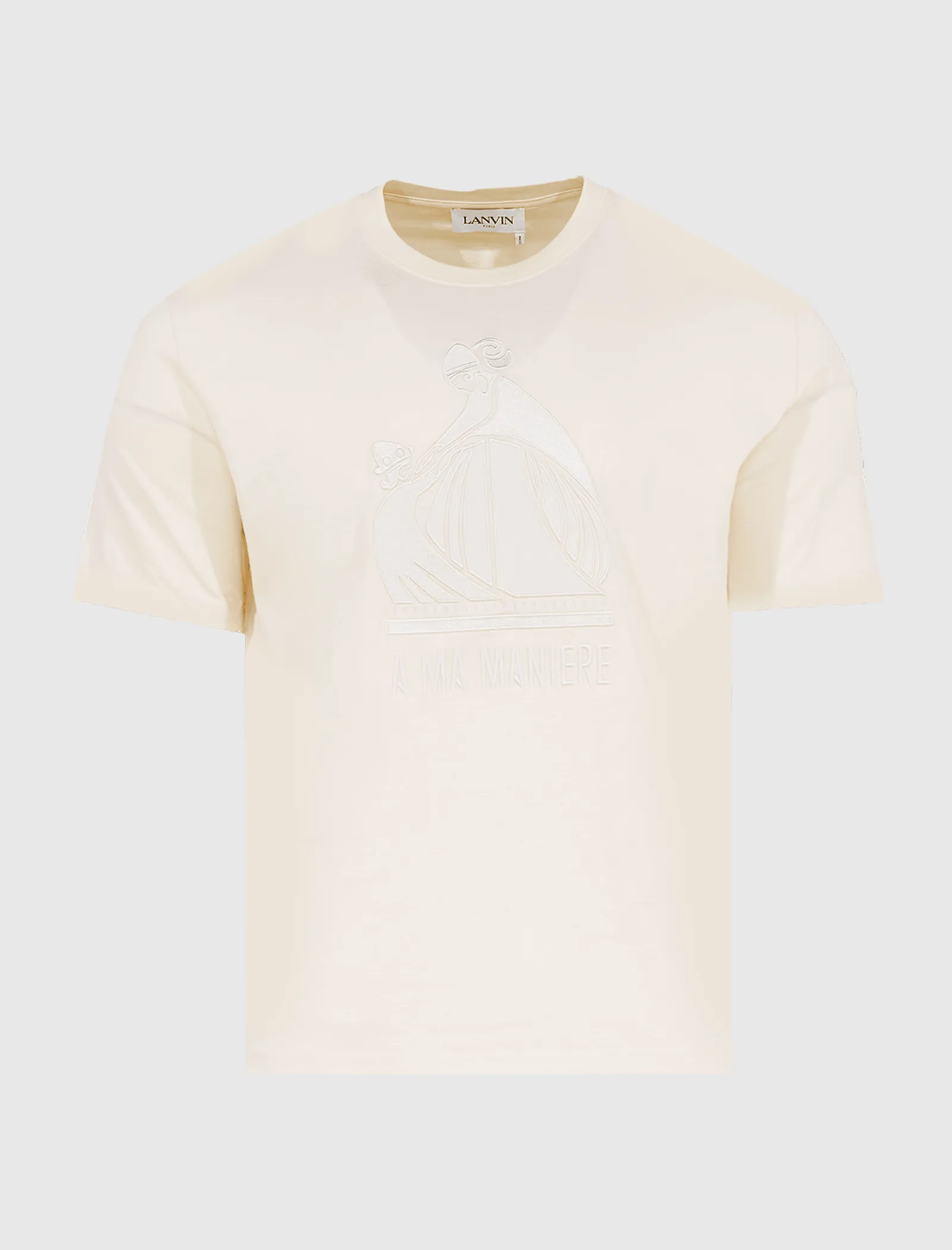 A MA MANIÉRE EMBROIDERED LOGO TEE