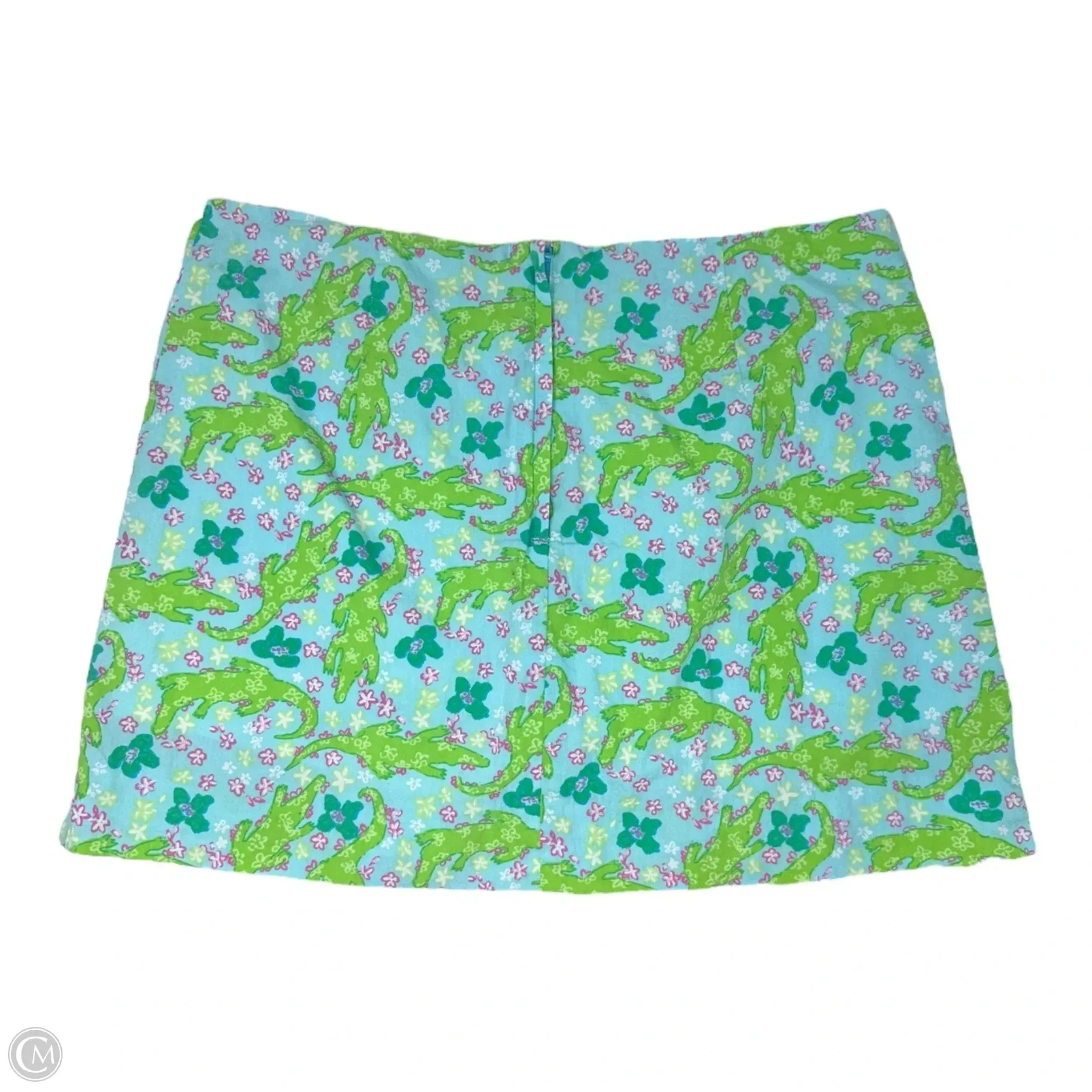 Adelaide Skort Designer By Lilly Pulitzer In Alligator Lagoon, Size: 4