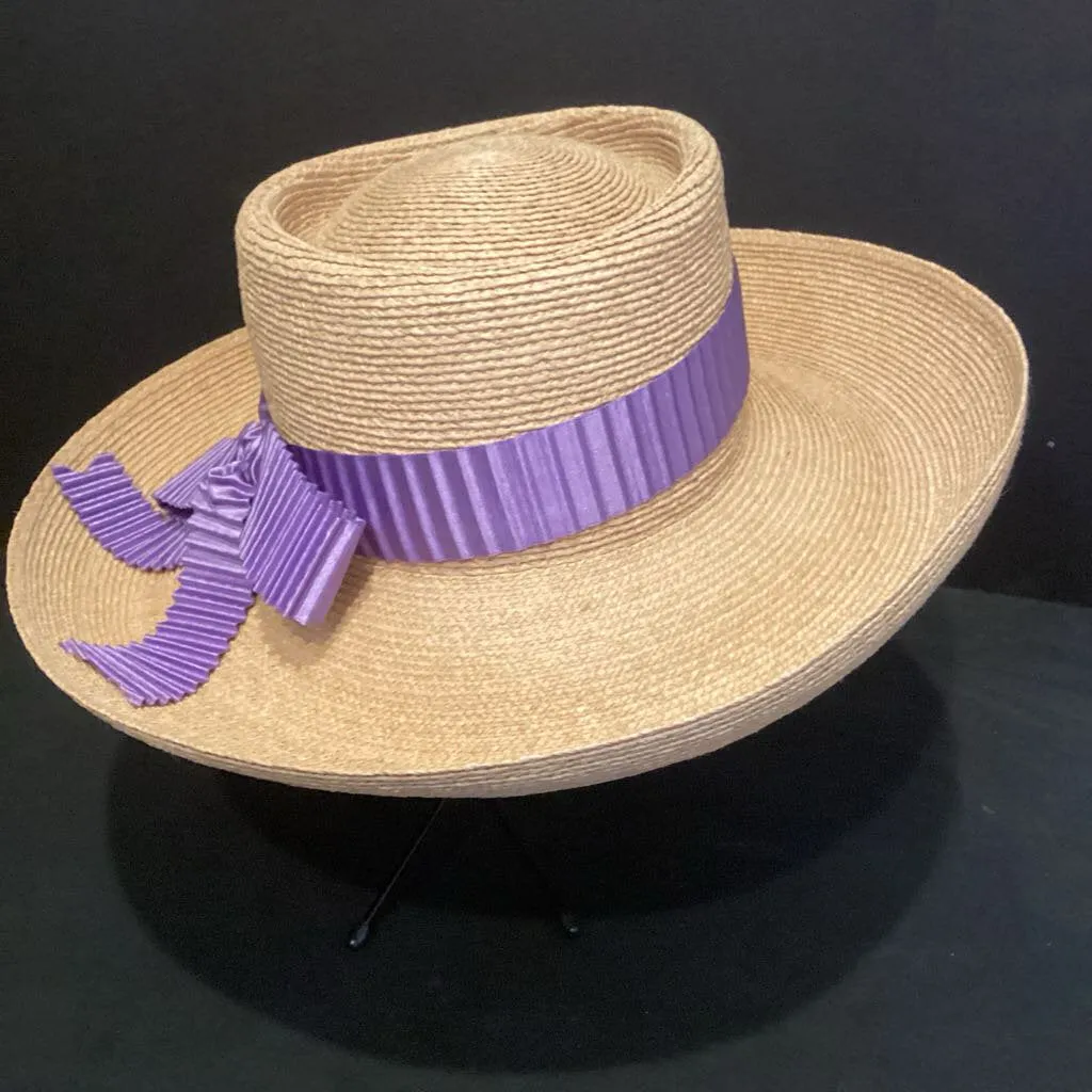 AnnaBell Ingall Straw w/Ribbon Brim HATS N/A