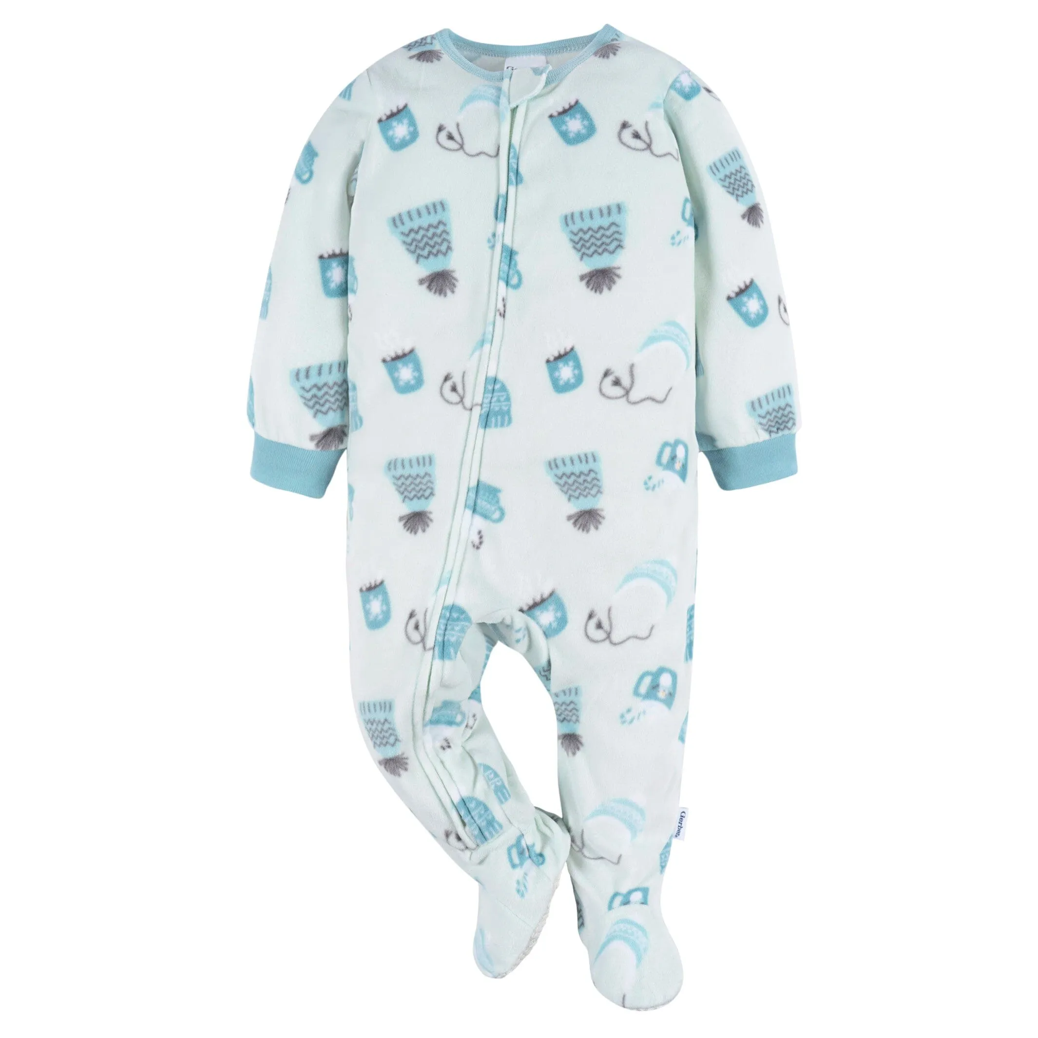 Baby & Toddler Neutral Winter Items Footed Fleece Pajamas Gerber Childrenswea