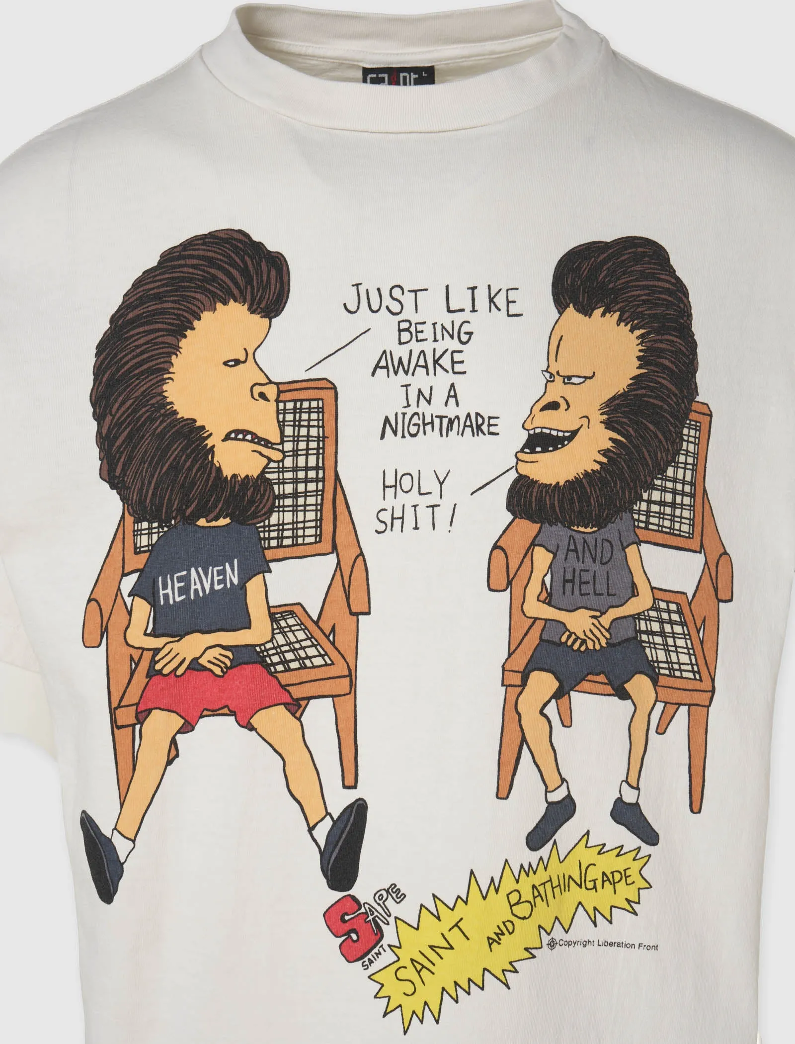 BAPE HEAVEN & HELL SHORT SLEEVE TEE