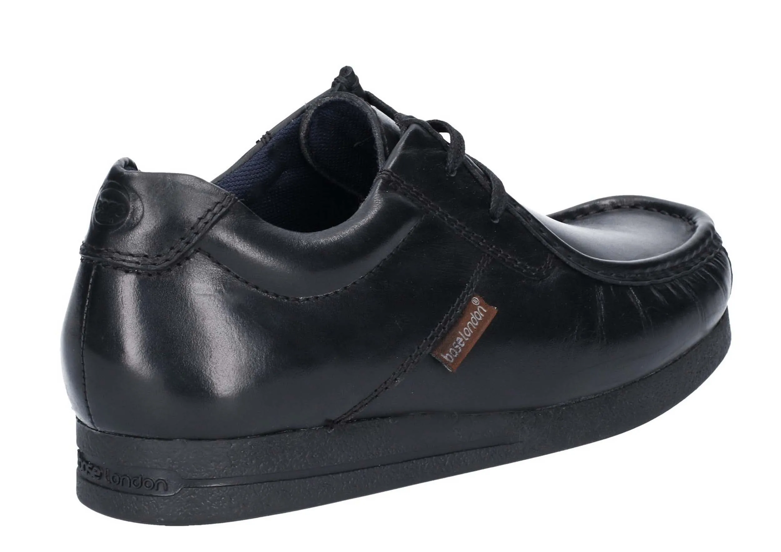 Base London Event Waxy Mens Lace Up Casual Shoe
