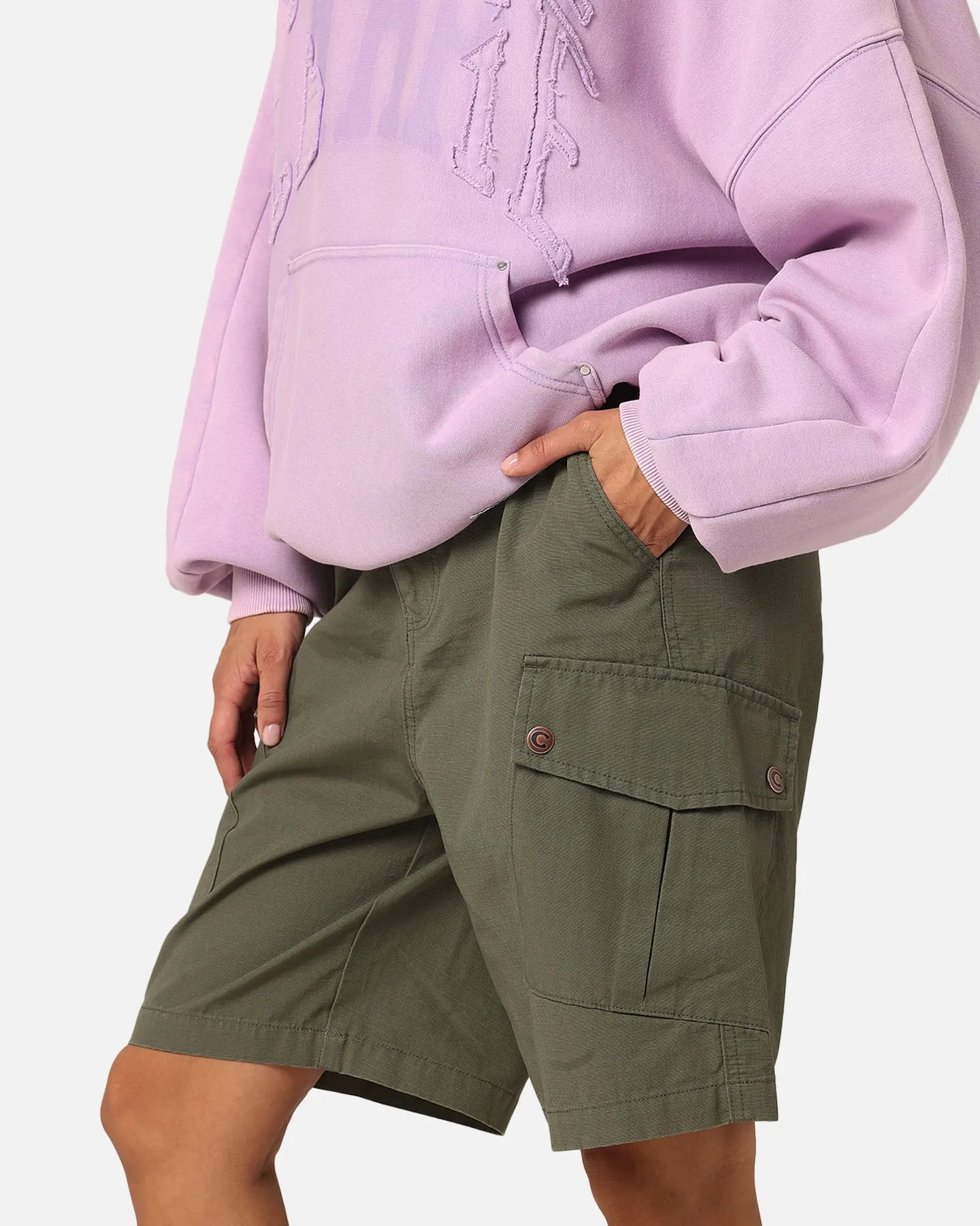 Carre Quality Cargo Shorts Green