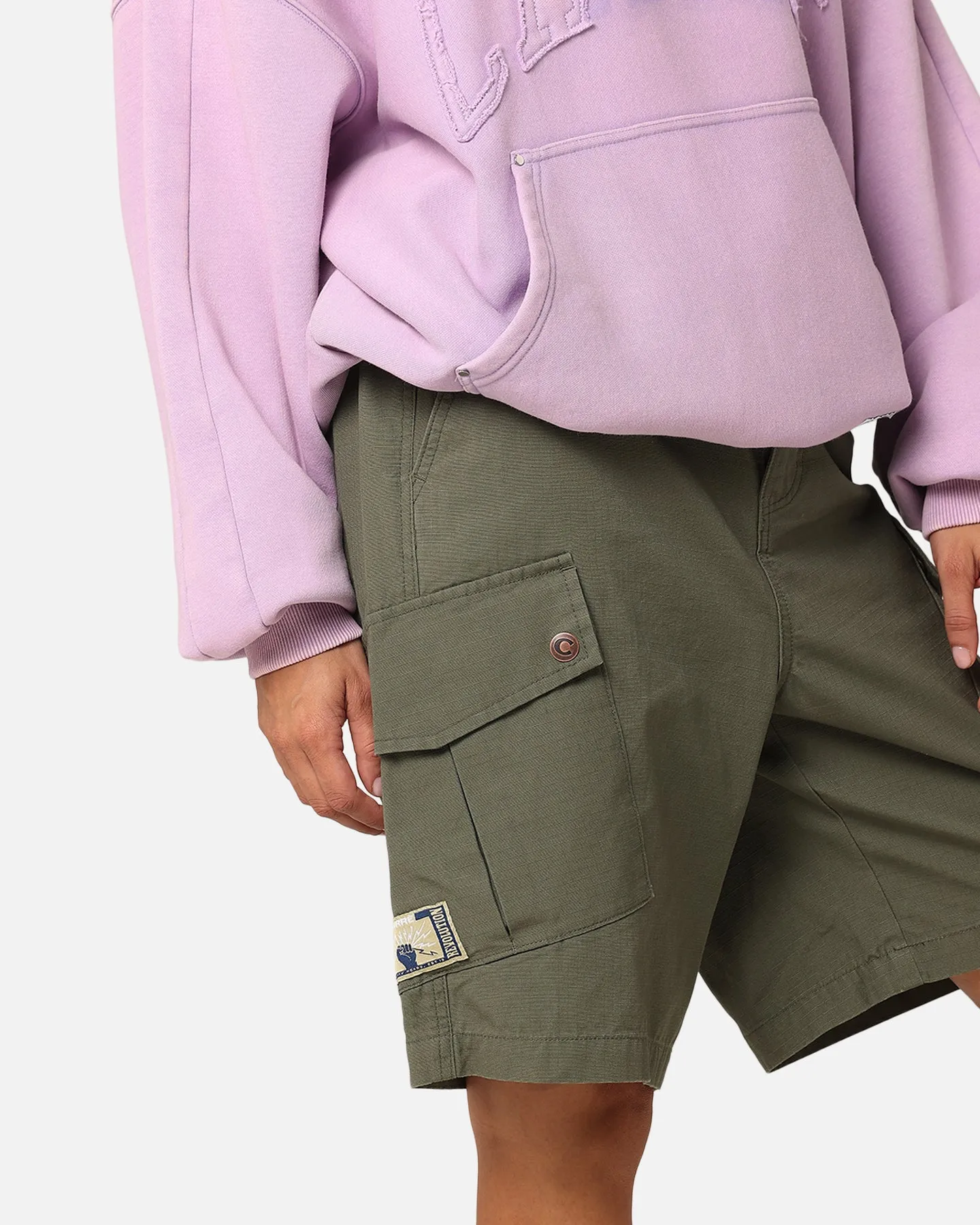 Carre Quality Cargo Shorts Green