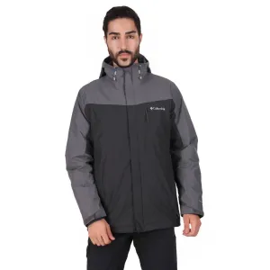 Columbia Men Black Omni-Heat Reflective Whirlibird IV Inetrchangeable Jacket