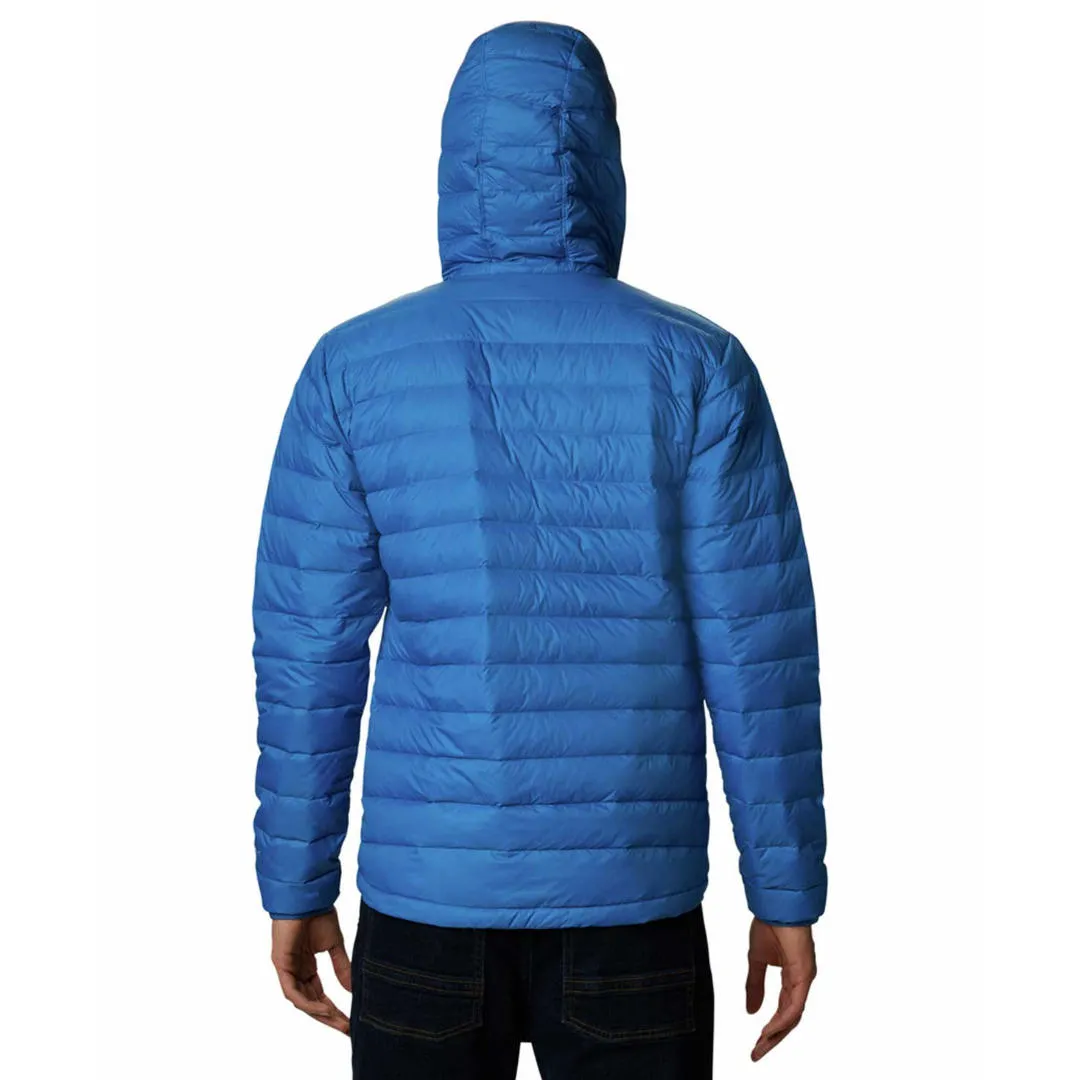 Columbia Men Blue Omni-Heat Reflective Sister Brook Hooded Down Jacket