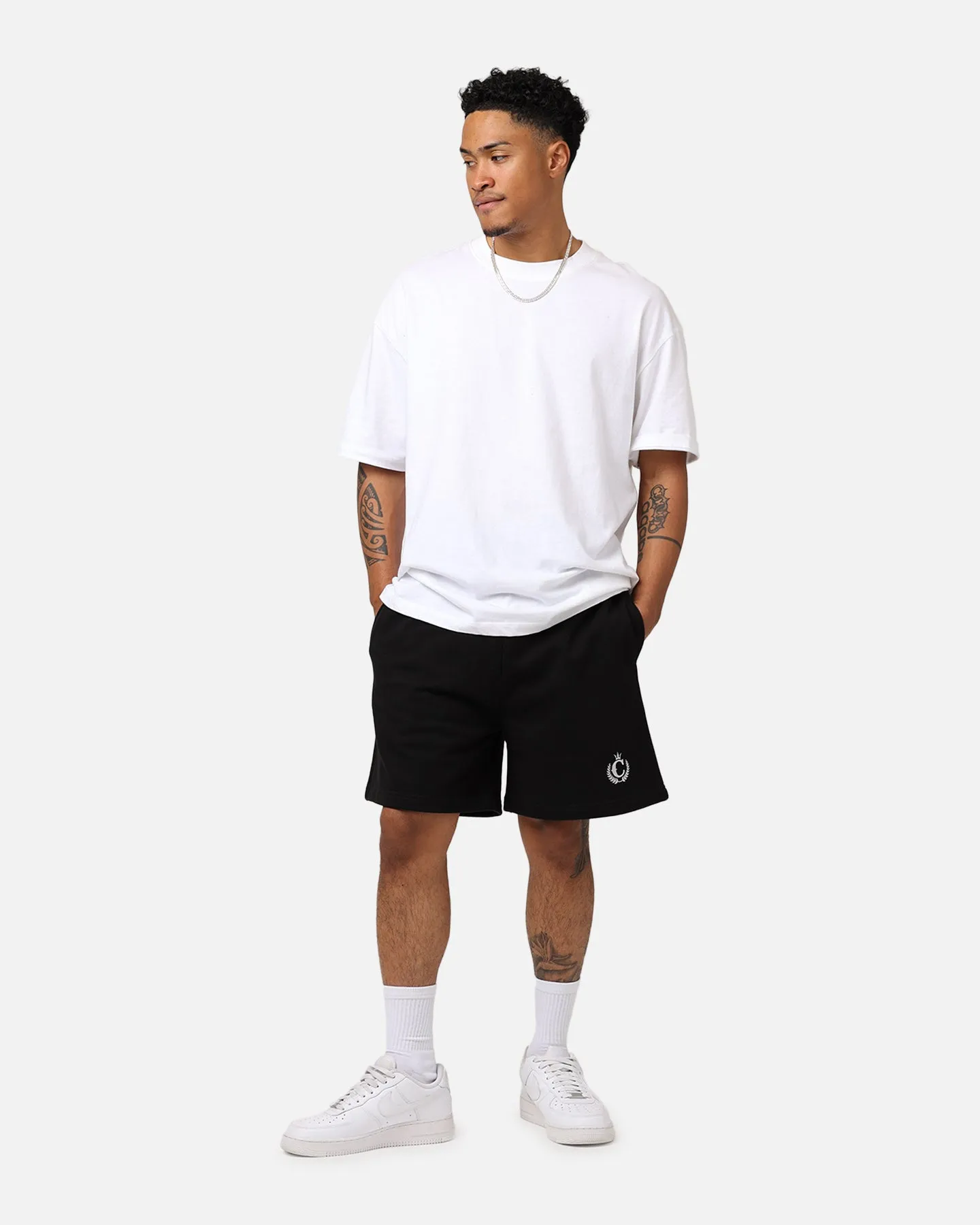 Culture Kings CK Sweat Shorts Black