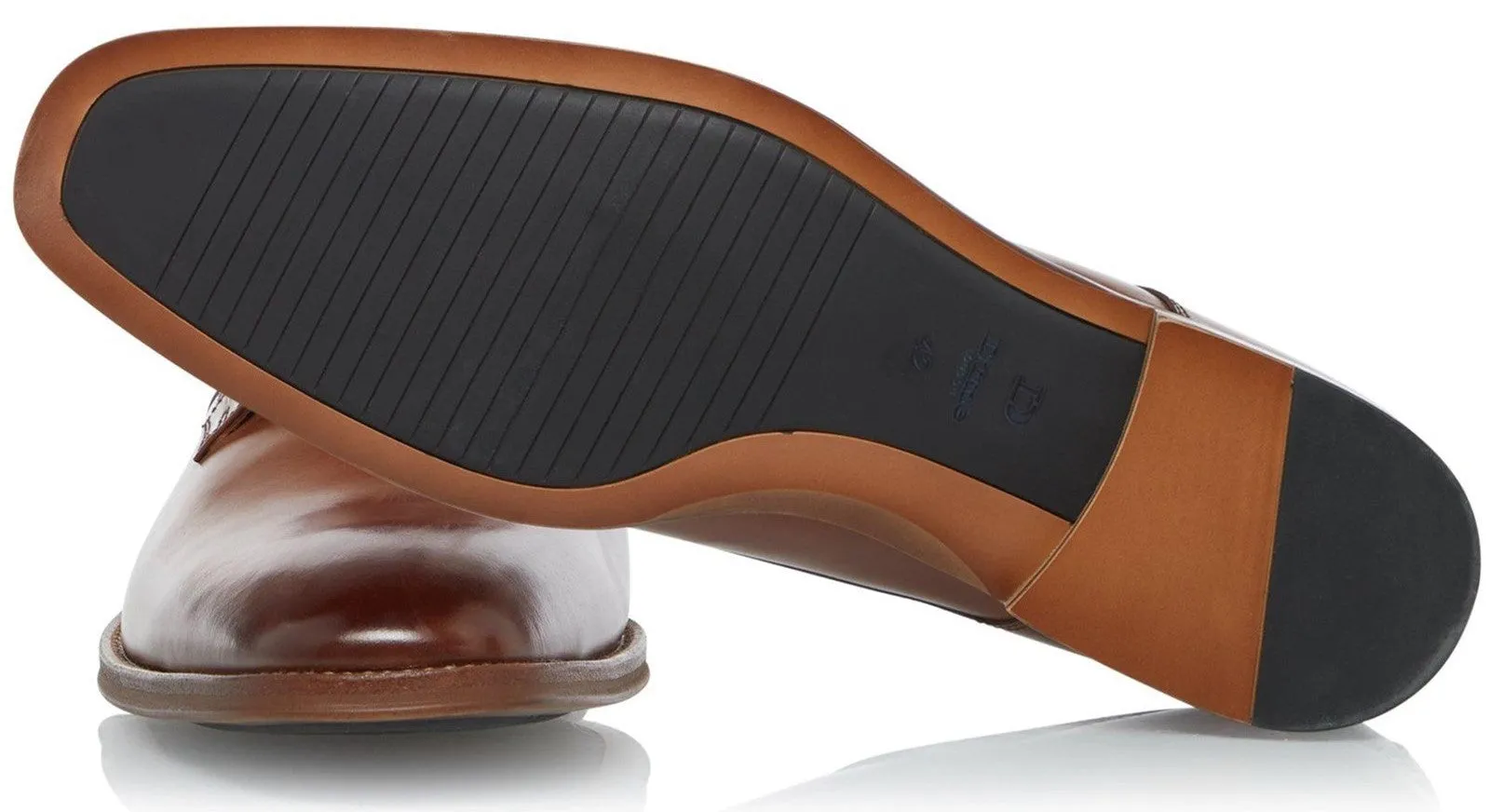 Dune Sparrows Mens Leather Lace Up Derby Shoe