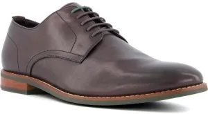 Dune Suffolks Mens Leather Lace Up Derby Shoe
