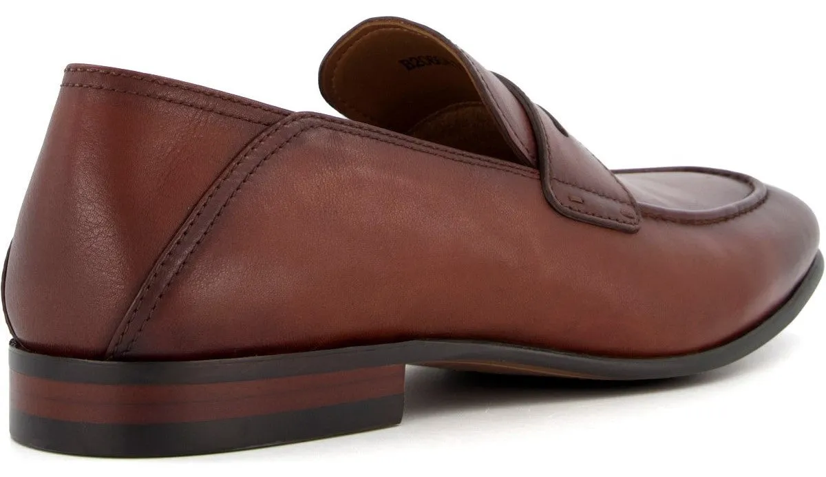 Dune Sync Mens Slip On Penny Loafer Shoe