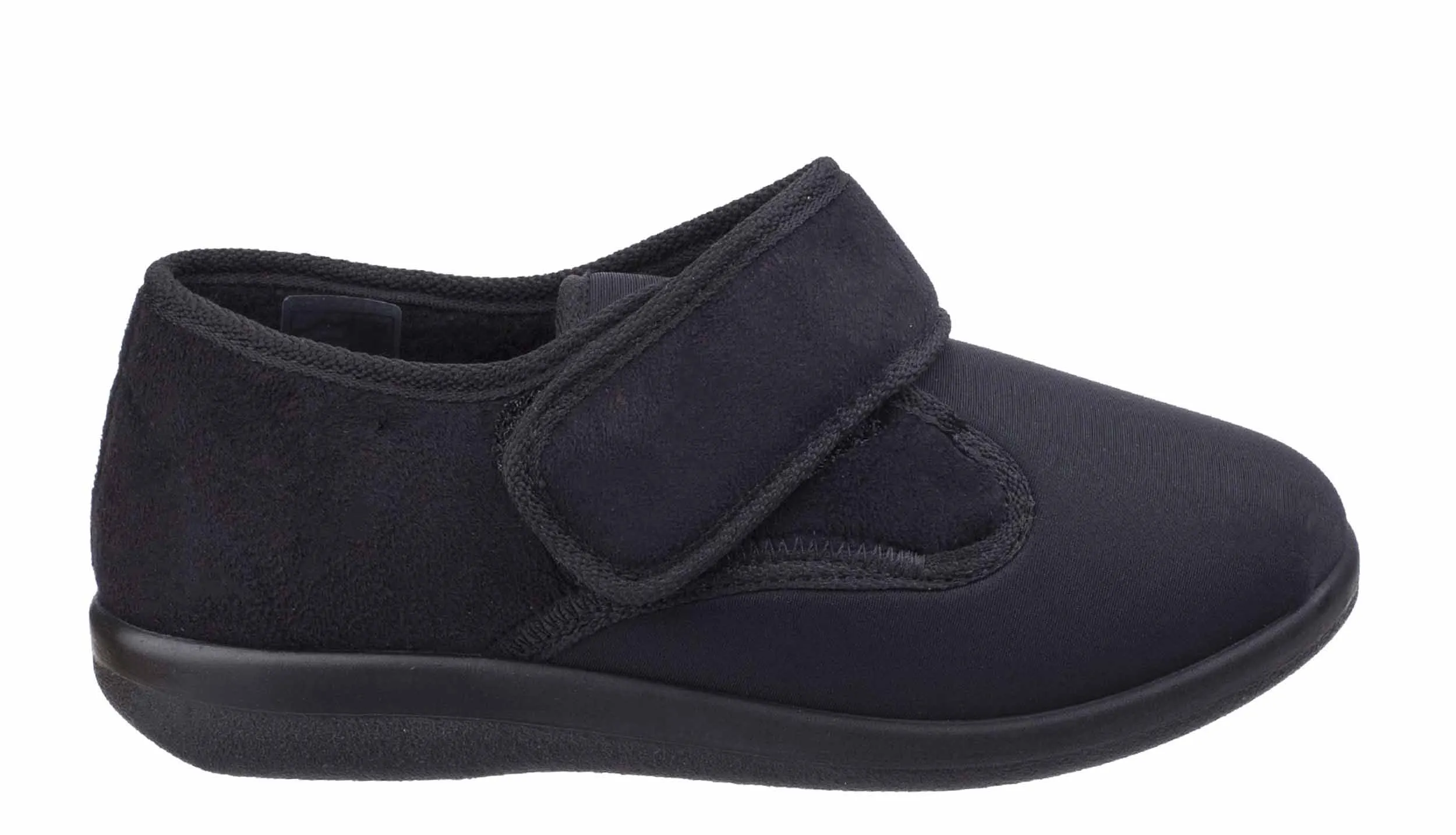 GBS Frenchay Mens Wide Fit Touch Fastening Slipper