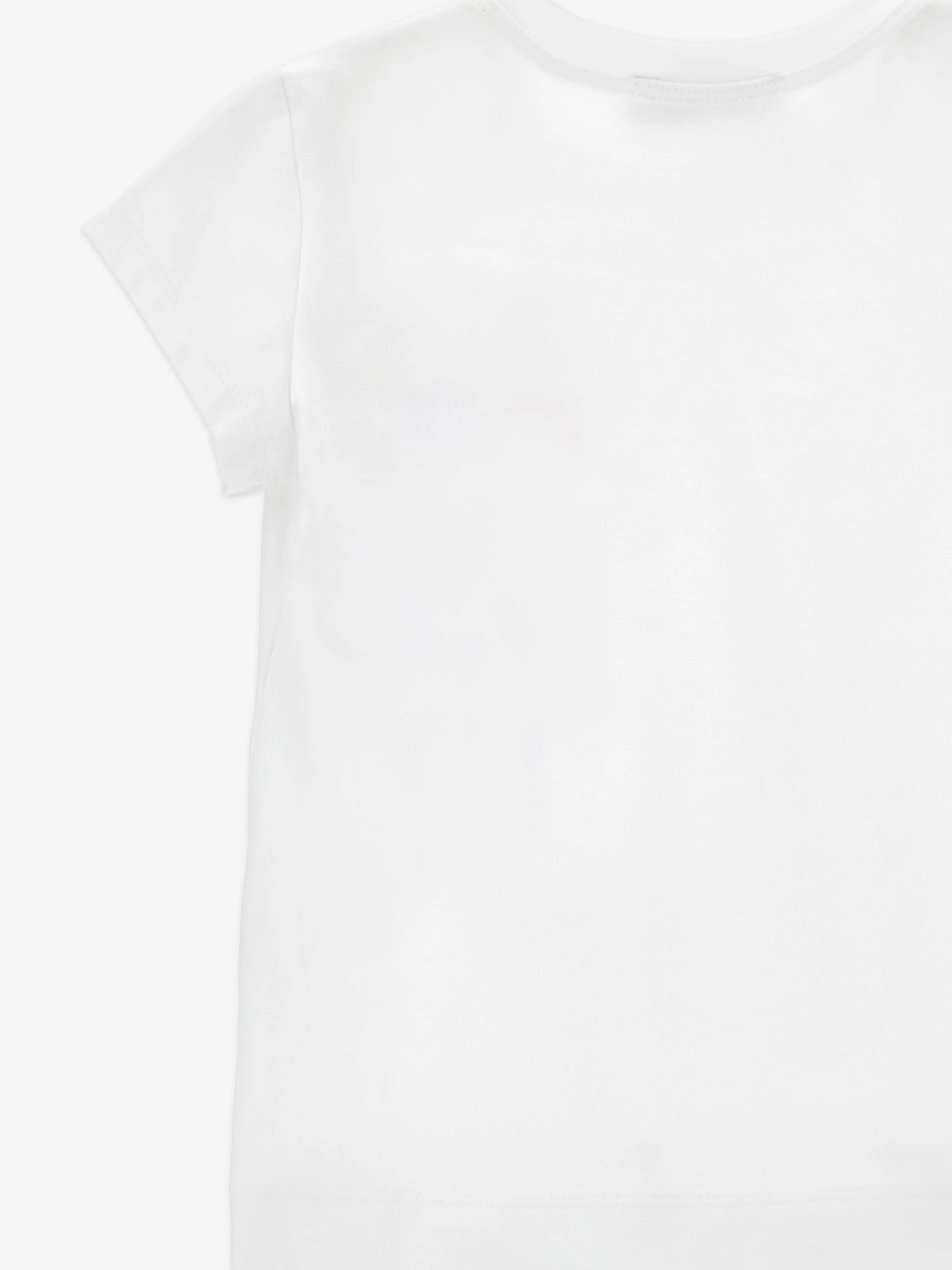 Girls Fruit Pocket T-Shirt in White