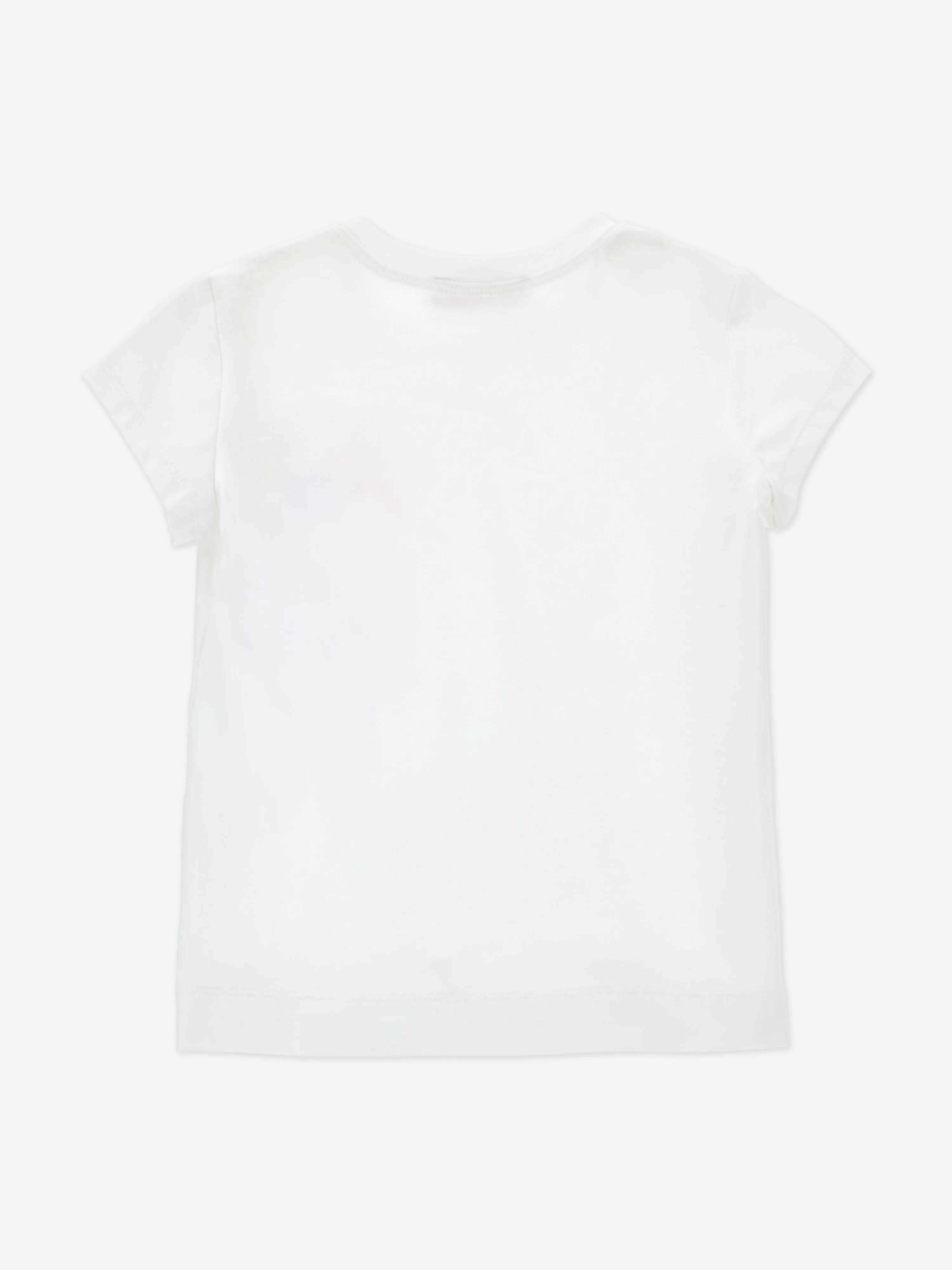 Girls Fruit Pocket T-Shirt in White