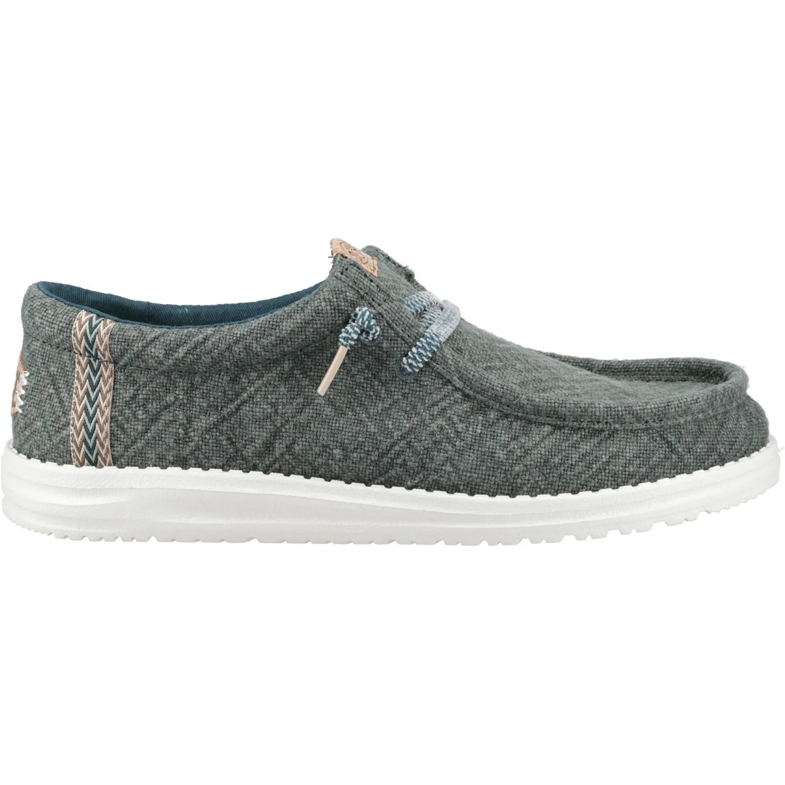 Hey Dude Wally Jute 43085 Mens Slip On Shoe