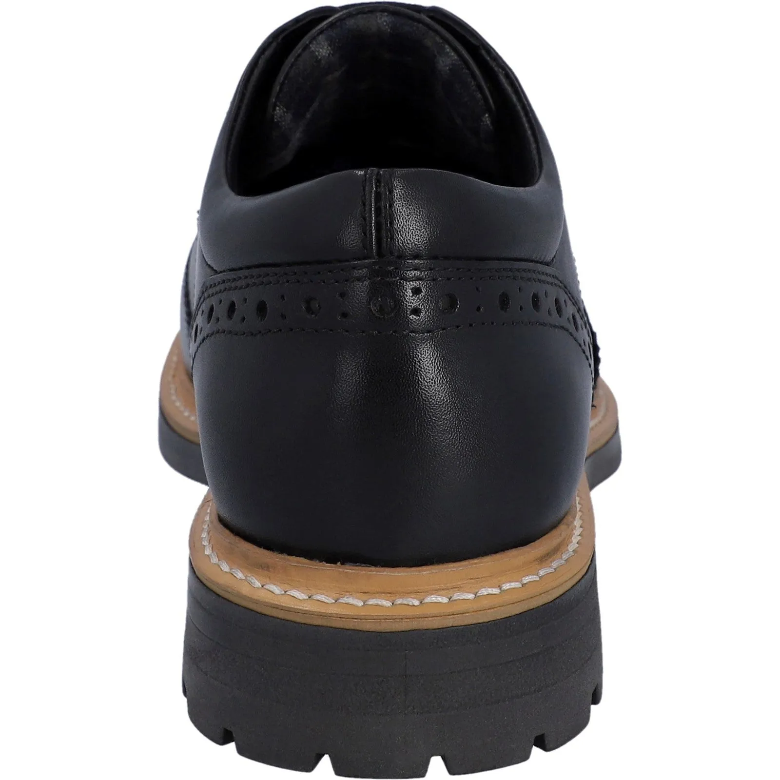 Hunter Cawdor Brogue Gibson Mens Leather Lace Up Shoe