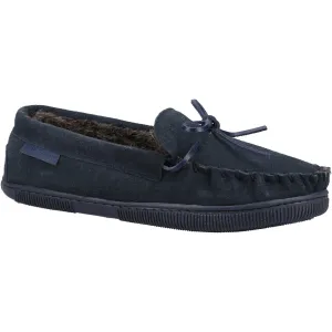 Hush Puppies Ace Mens Warm Lined Suede Moccasin Slipper