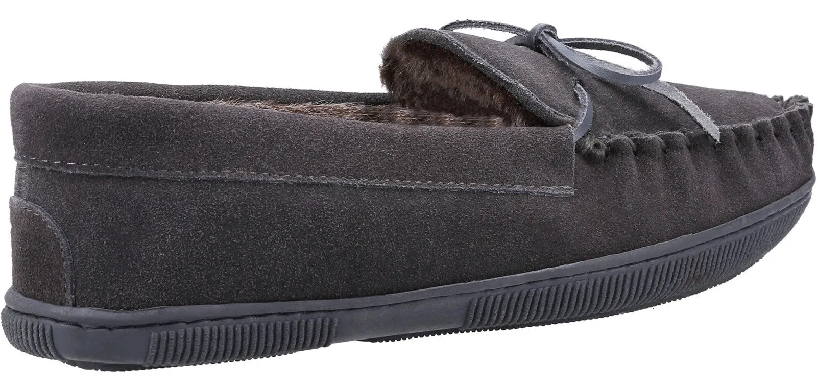 Hush Puppies Ace Mens Warm Lined Suede Moccasin Slipper