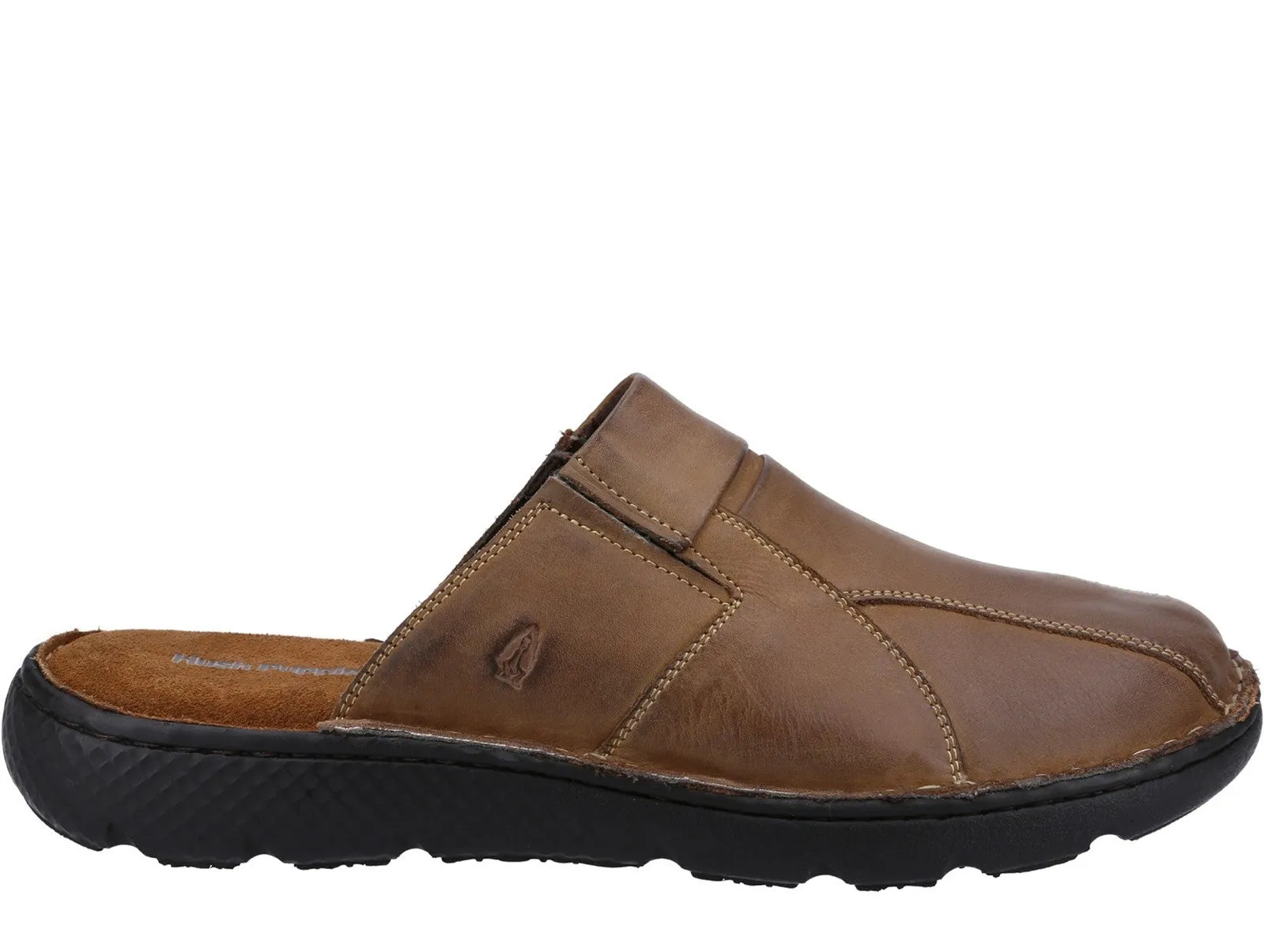 Hush Puppies Carson Mens Slip On Leather Mule Sandal