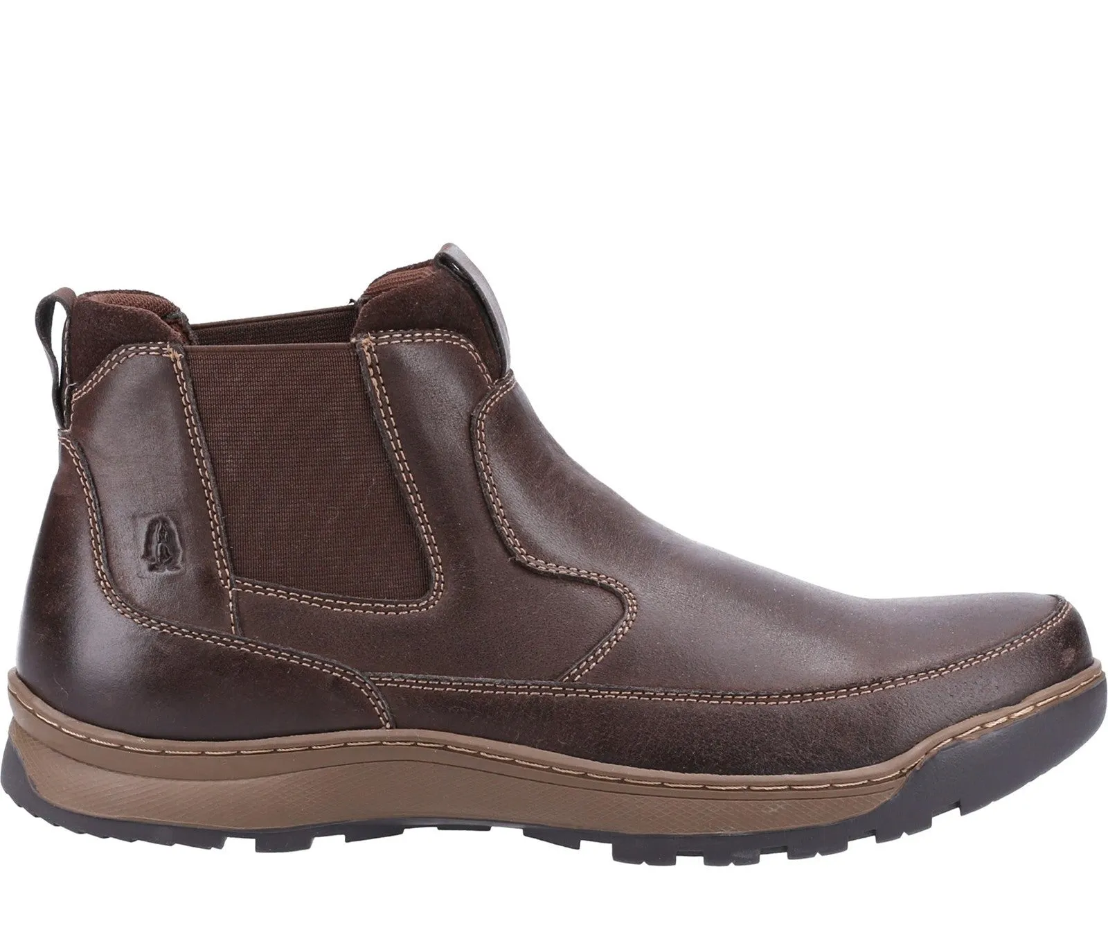 Hush Puppies Gavin Mens Chelsea Style Leather Boot