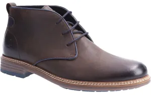 Hush Puppies Jonas Mens Leather Lace Up Chukka Boot