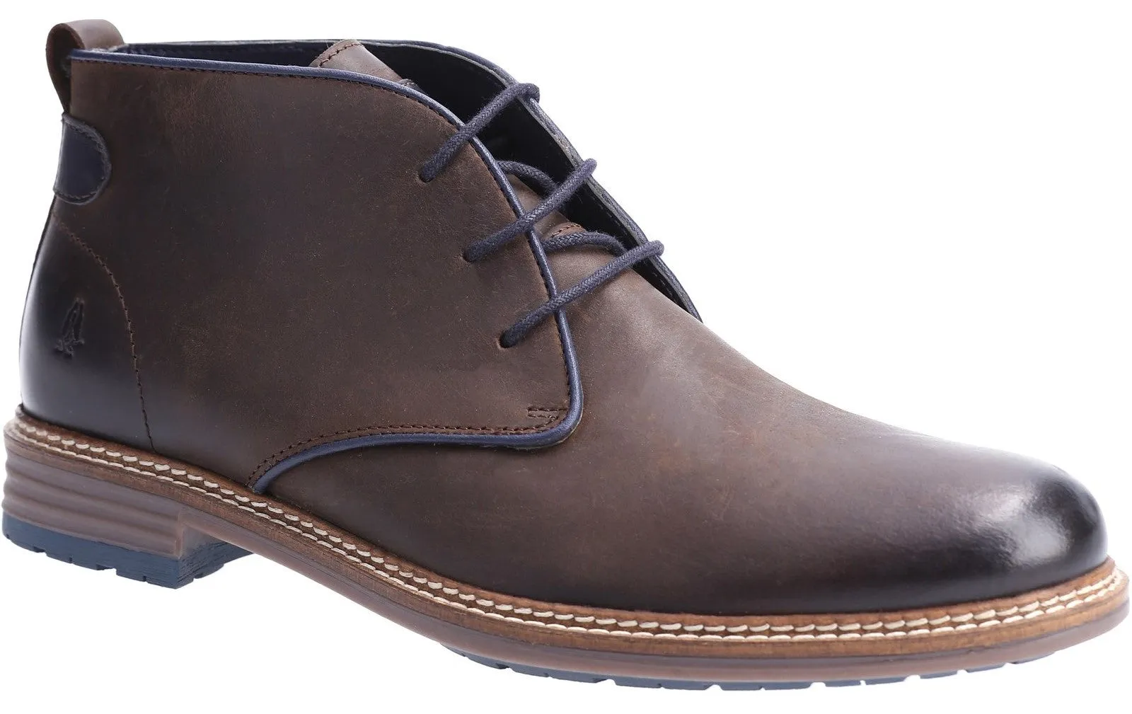 Hush Puppies Jonas Mens Leather Lace Up Chukka Boot