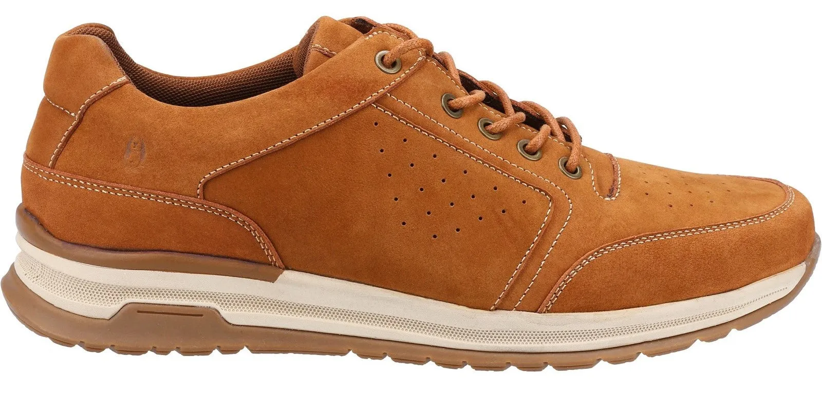Hush Puppies Joseph Mens Leather Lace Up Trainer