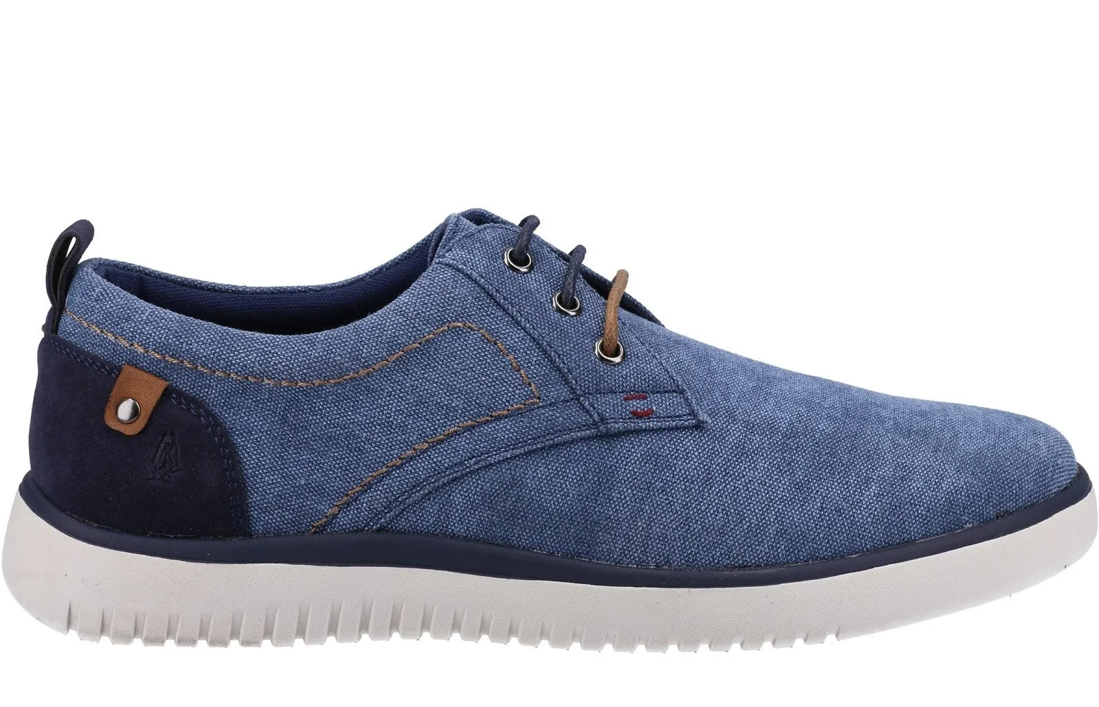 Hush Puppies Sandy Mens Lace Up Canvas Casual Shoe