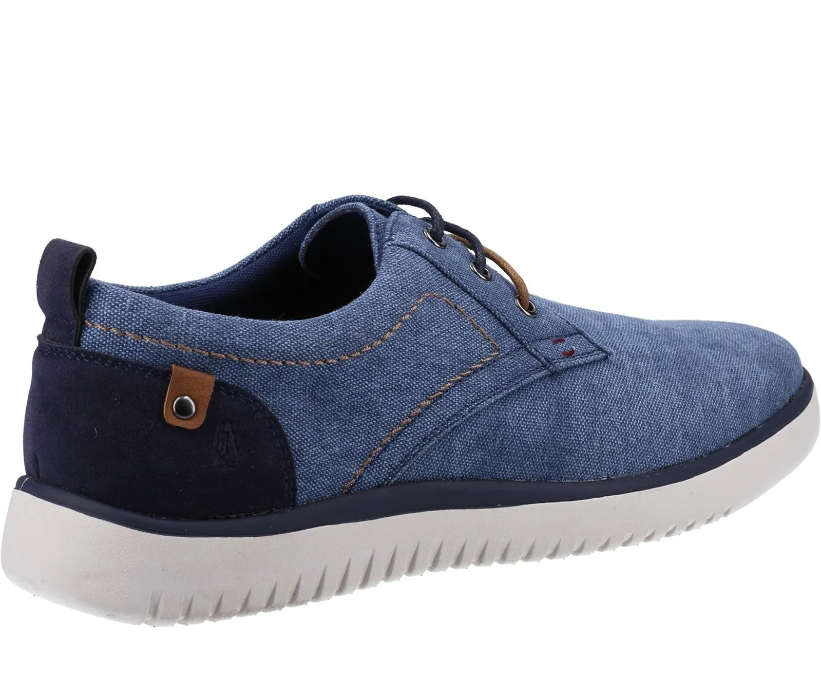 Hush Puppies Sandy Mens Lace Up Canvas Casual Shoe