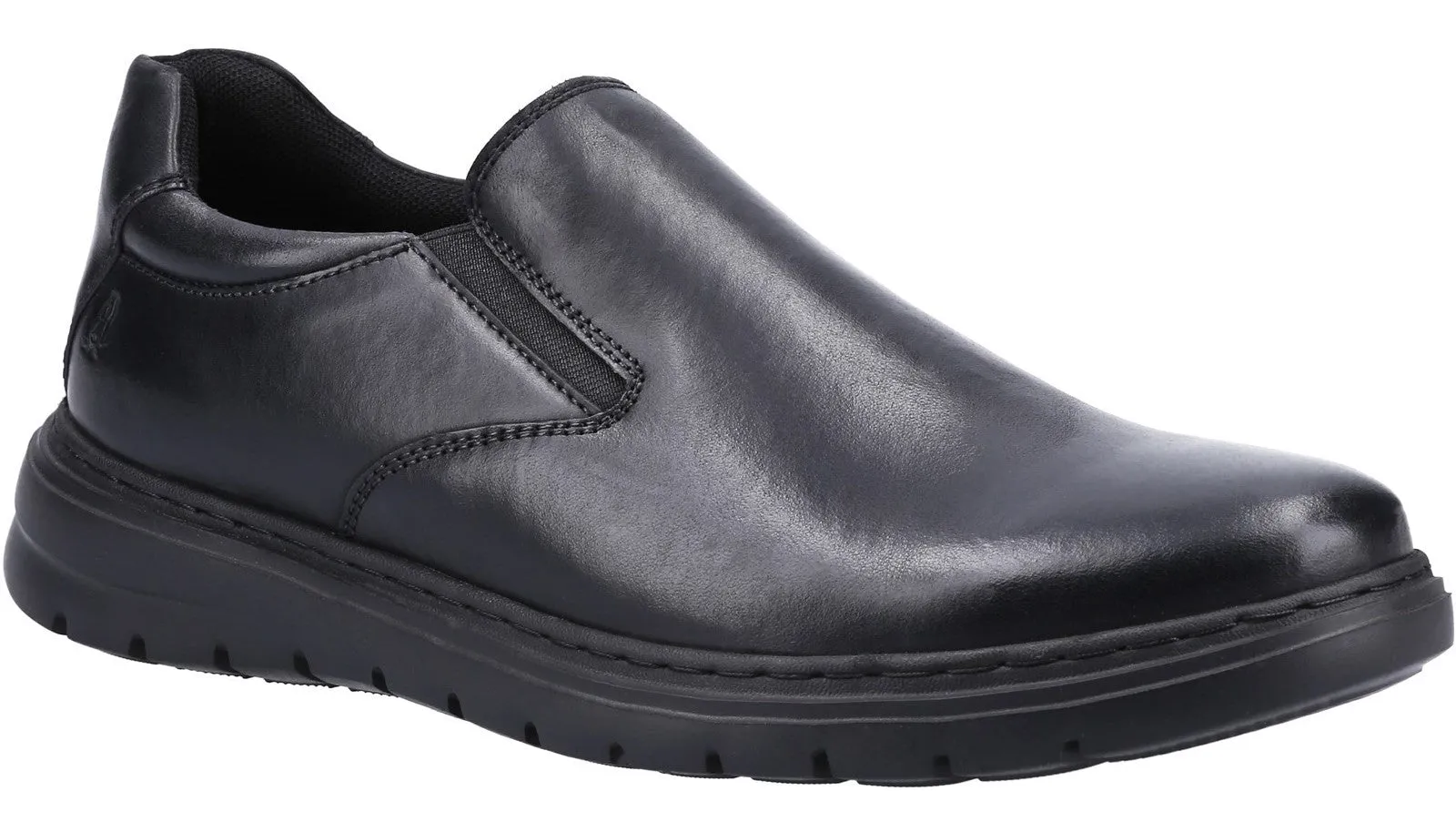 Hush Puppies Trent Mens Leather Slip On Shoe