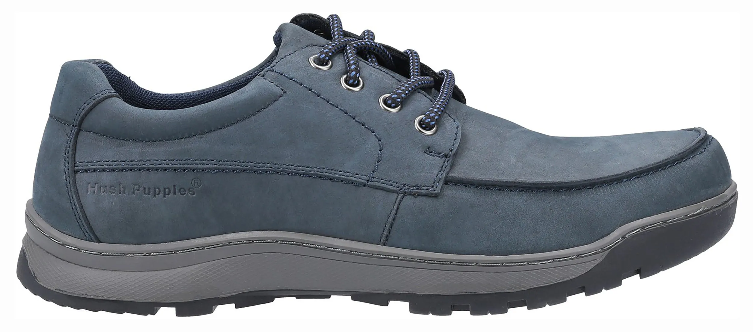 Hush Puppies Tucker Mens Leather Lace Up Casual Shoe