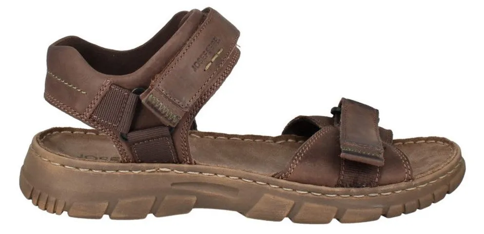 Josef Seibel Brendan 01 Mens Leather Touch Fastening Sandal