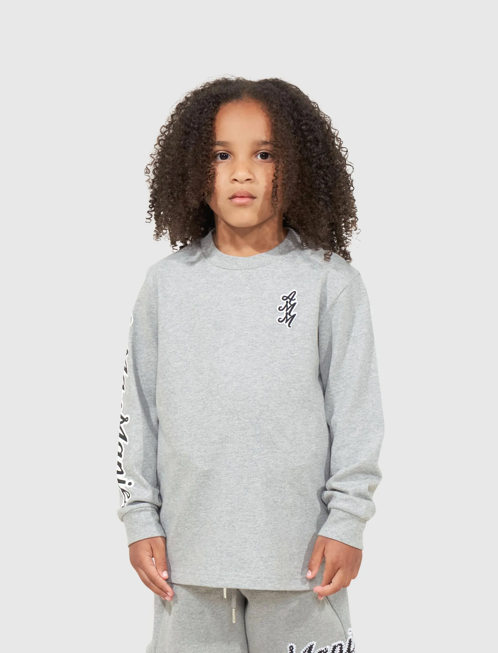 KIDS CURSIVE LOGO LONG SLEEVE