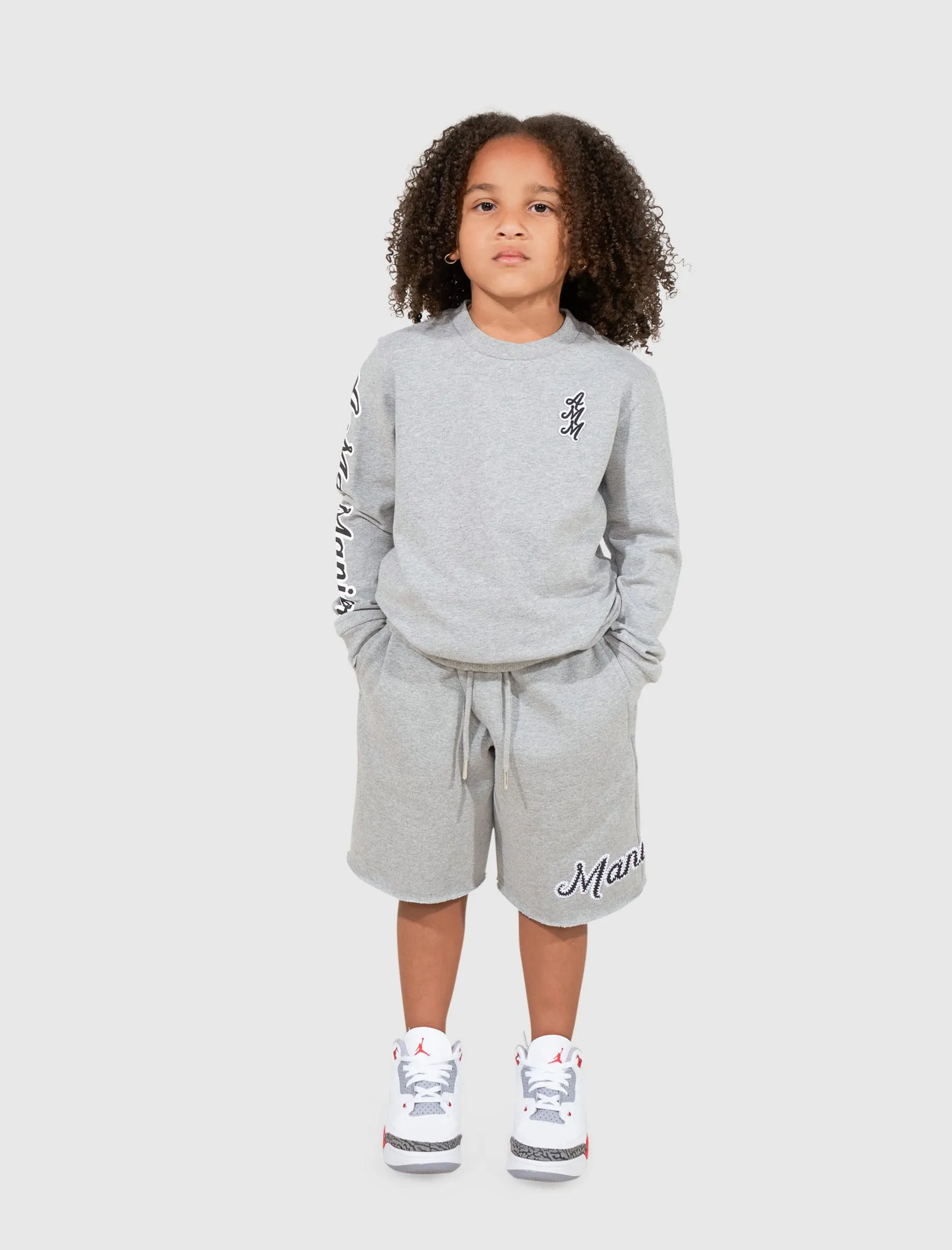 KIDS CURSIVE LOGO LONG SLEEVE