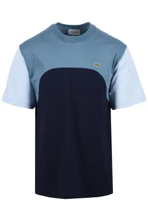 Lacoste Colour Block T-shirt Navy Blue/Limestone