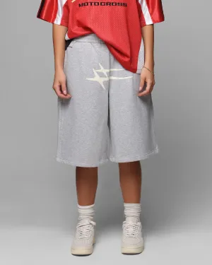 Loiter Hybrid Premium Shorts Grey Marle