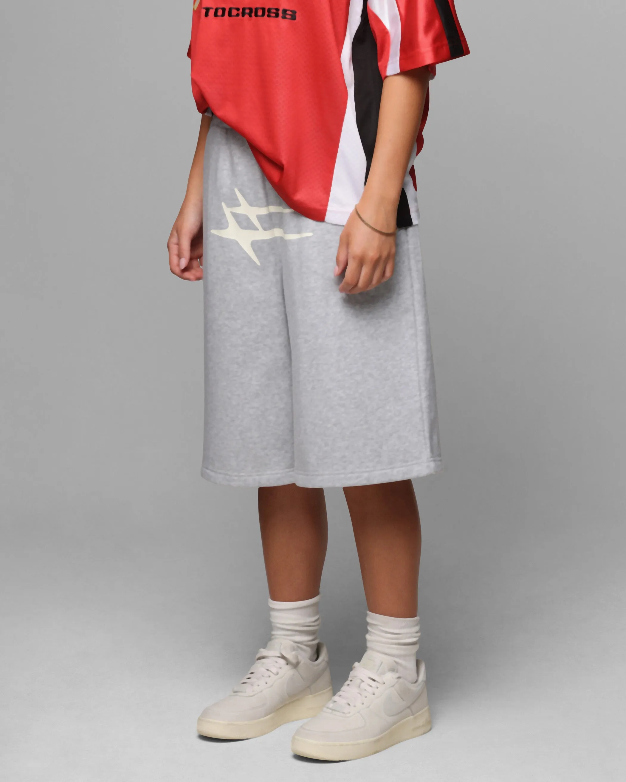 Loiter Hybrid Premium Shorts Grey Marle