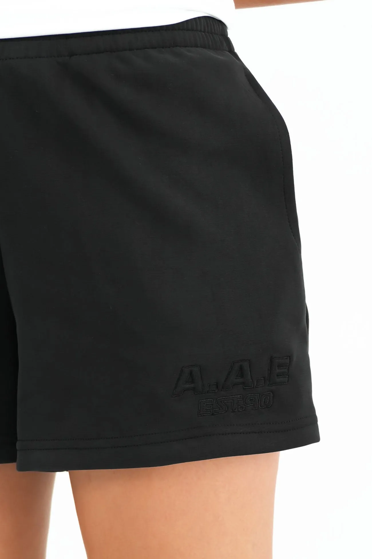 Luxe Active Track Short Black