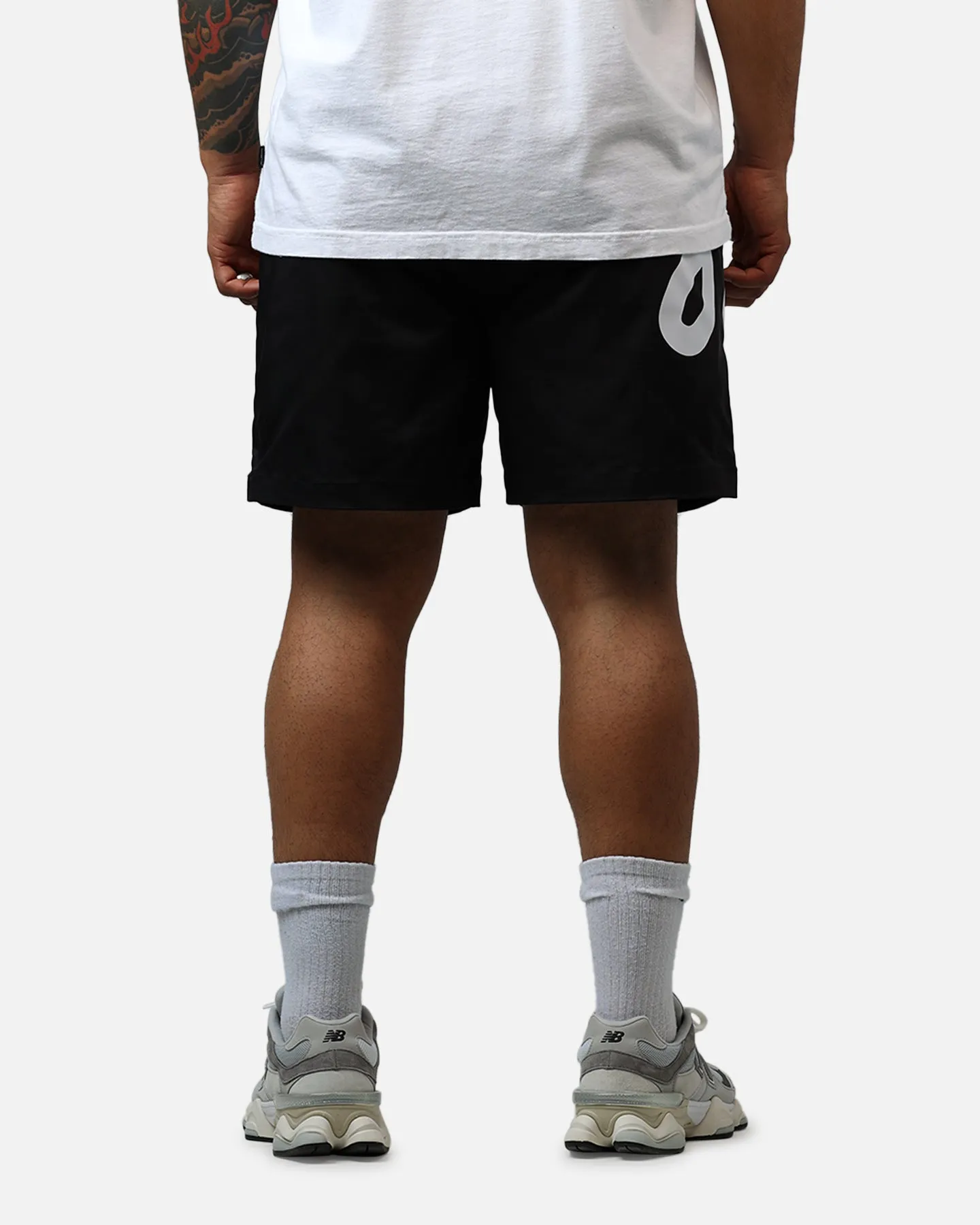Malbon Menton Nylon Shorts Black