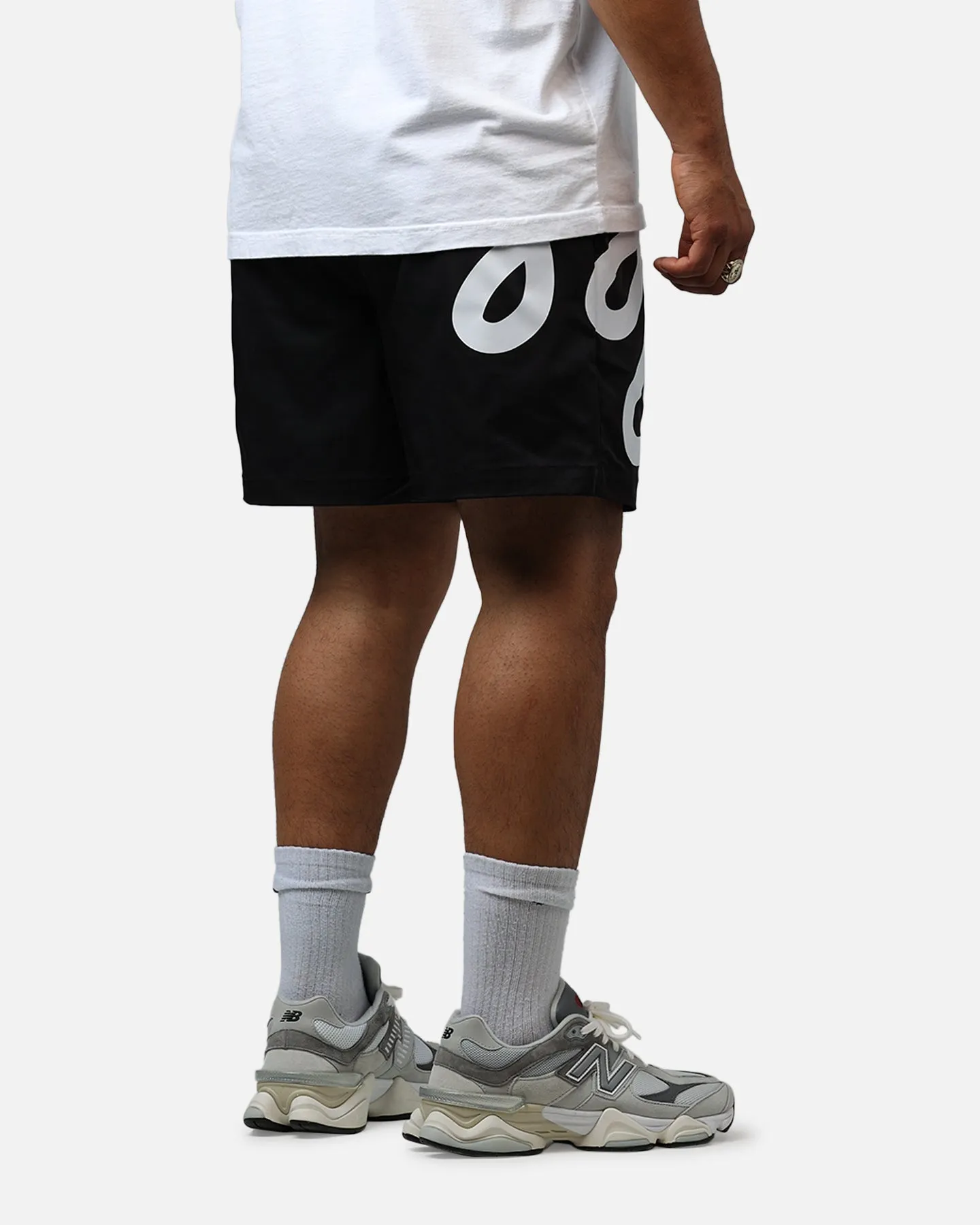 Malbon Menton Nylon Shorts Black