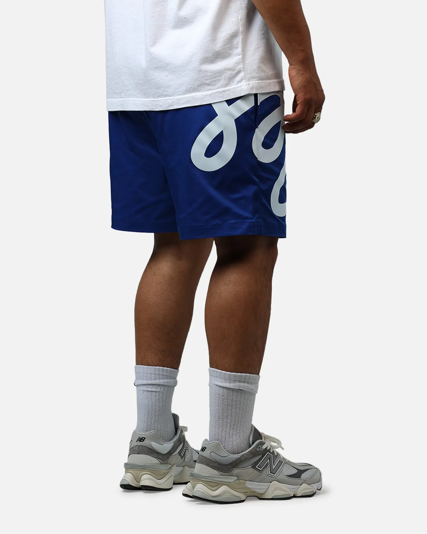 Malbon Menton Nylon Shorts Blue