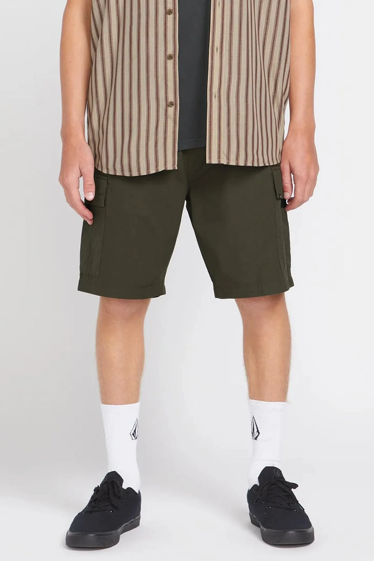 March Cargo Elastic Waist Short Wren