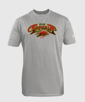 Men's UFC Unrivaled by Venum Heather Grey Ilia Topuria T-Shirt