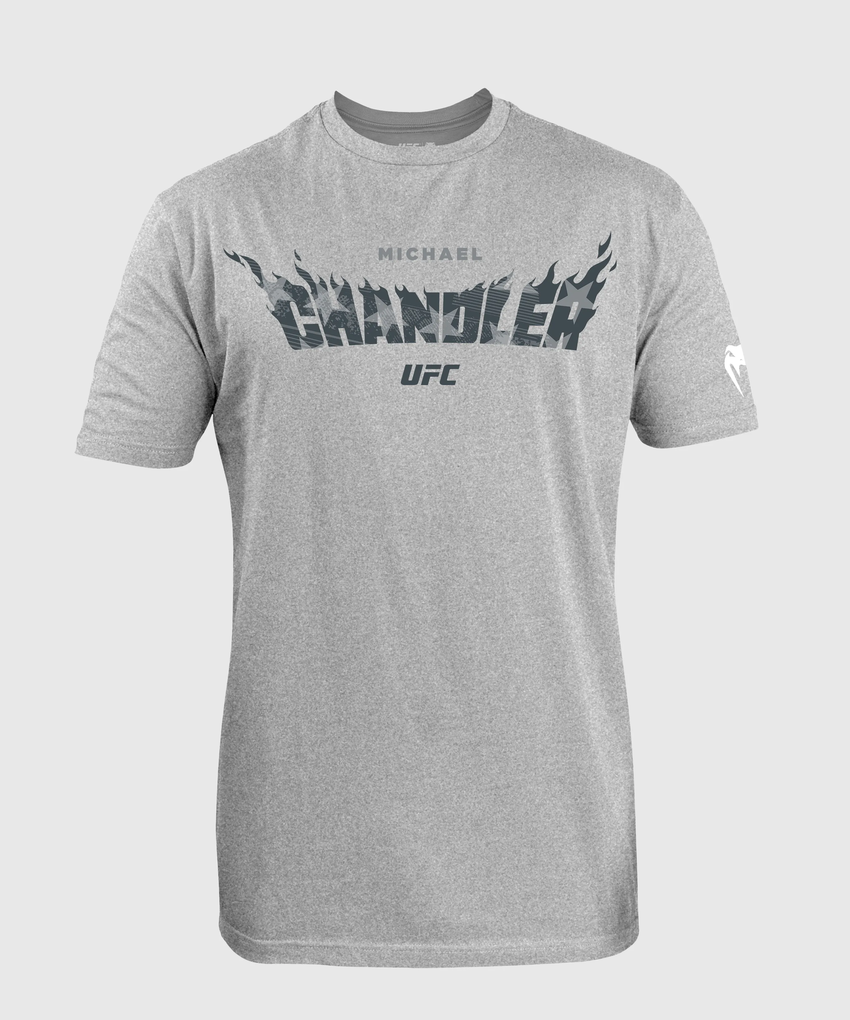 Men's UFC Unrivaled by Venum Heather Grey Michael Chandler T-Shirt
