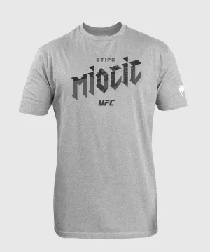 Men's UFC Unrivaled by Venum Heather Grey Stipe Miocic T-Shirt