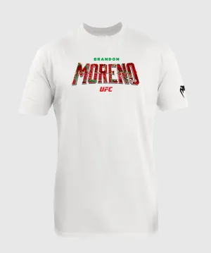 Men's UFC Unrivaled by Venum White Brandon Moreno T-Shirt