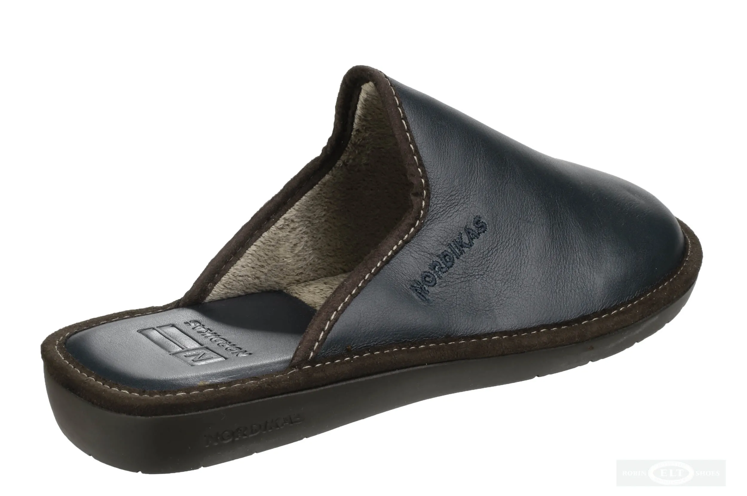 Nordikas Neil 131 Mens Leather Mule Slipper