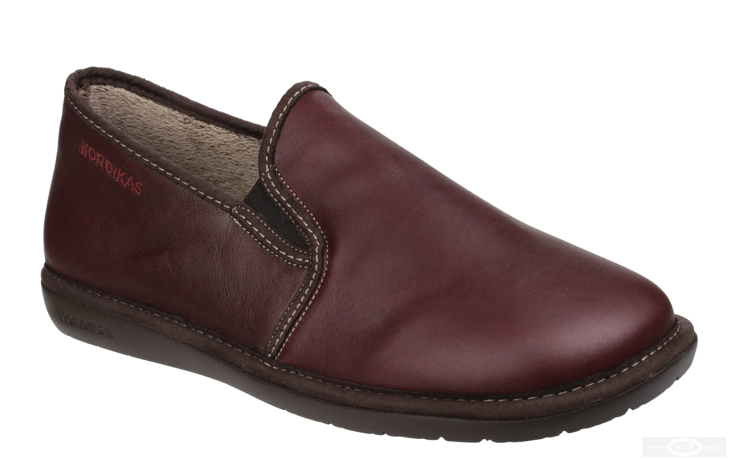 Nordikas Norris 663 Mens Full Leather Slipper